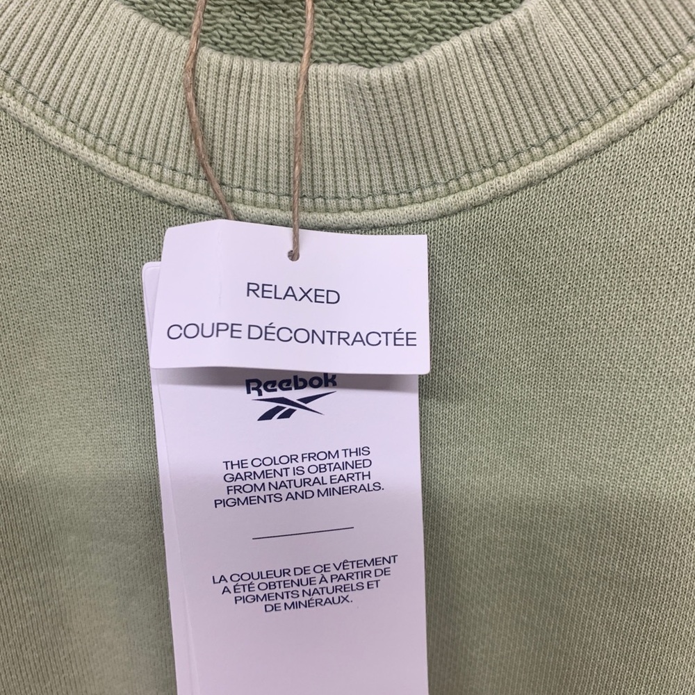 Womens Size S Reebok Natural Dye Crewneck NWT - Picture 5 of 7